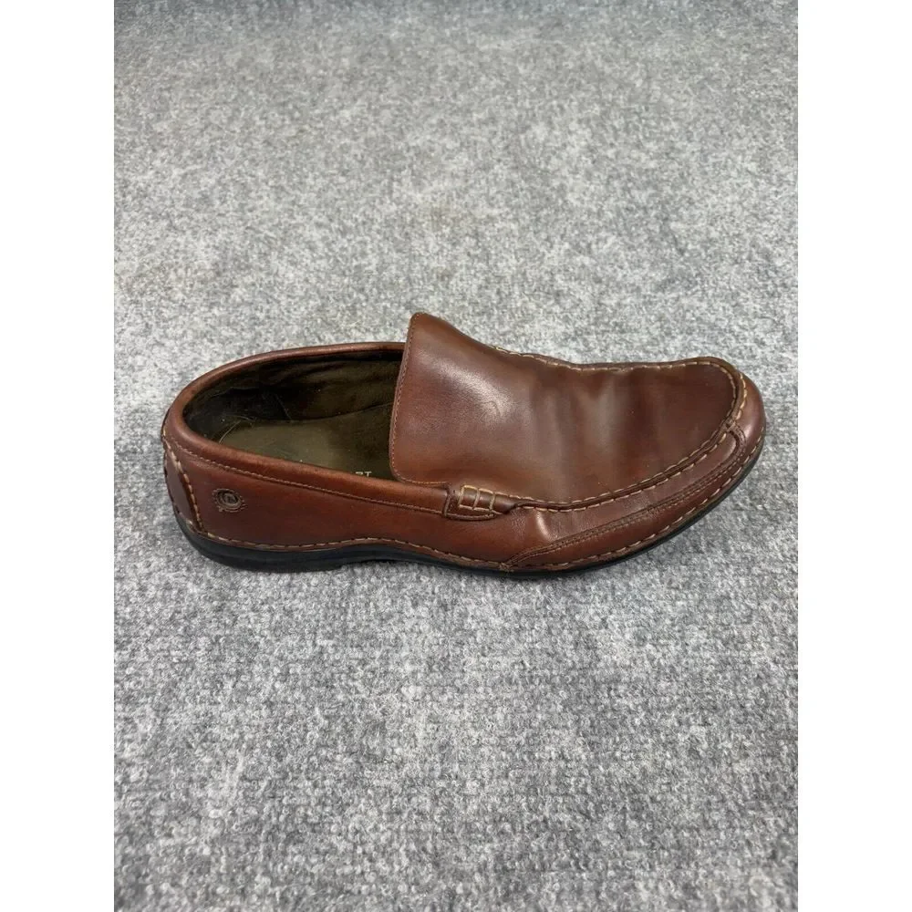 Rockport Shoes Mens 11.5M Brown Leather Driving Loafers Moccasins Preppy Classic